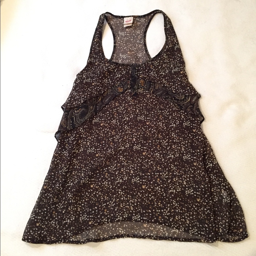 Brown Racerback Tank